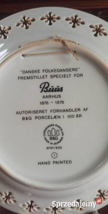 Talerz Bing Grondahl Kopenhaga Denmark Gdańsk sprzedam
