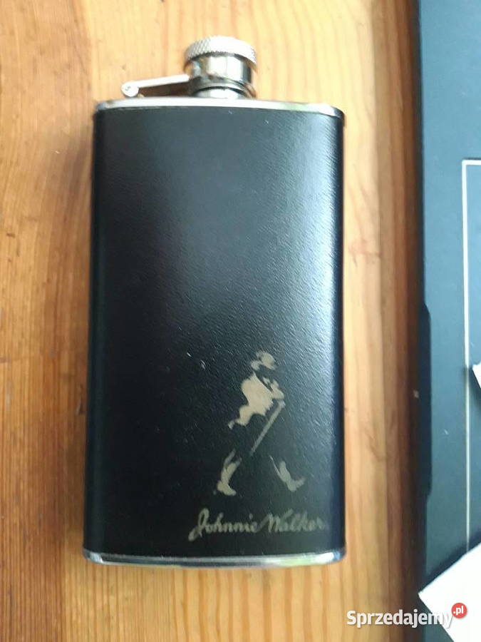 piersiówka metalowa Johny Walker Warszawa