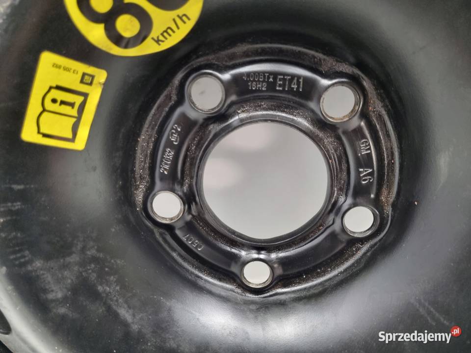 KOŁO DOJAZDOWE ZAPASOWE Opel Vectra C Astra H Chełm