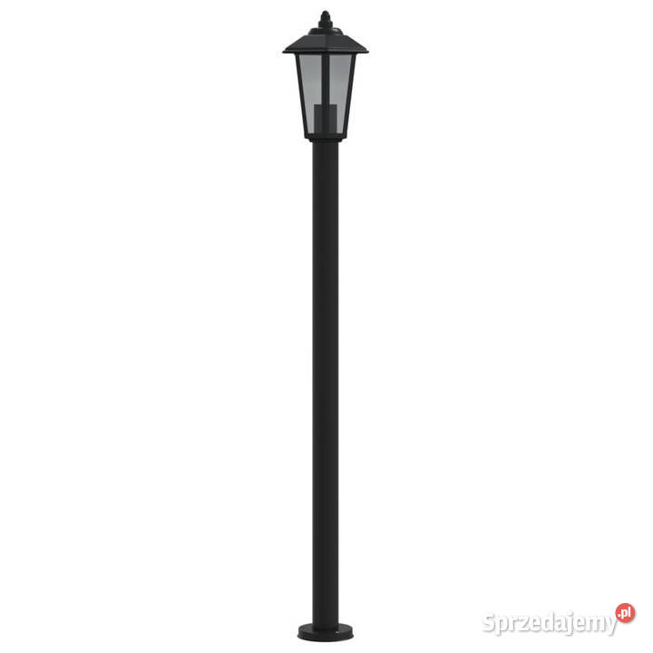 Lampy ogrodowe na słupku 3 czarne 120 stal Pozostałe Warszawa