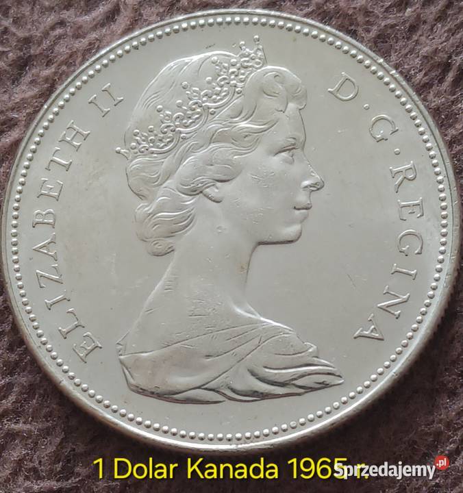 1 Dolar Kanada 1965 r Mennicze srebro