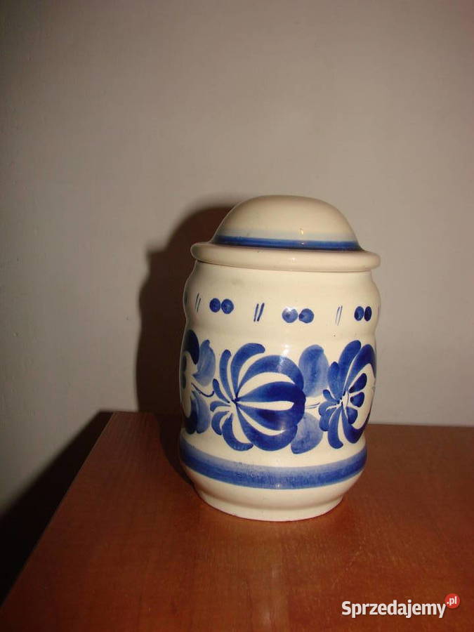 Włocławek fajansowy pojemnik kuchenny pomorskie