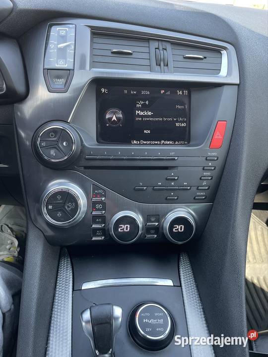 Citroen DS5 20HDI Hybrid 4 4x4 SportChic bogate gniazdo USB dolnośląskie Polanica-Zdrój