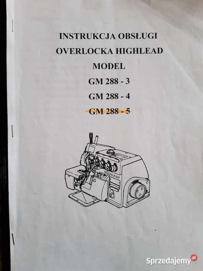 Maszyna do szycia Overlock 5nitkowy w stanie pomorskie Gdańsk