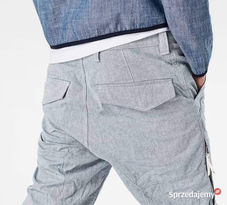 Gstar spodnie NOWE RACKAM TAPERED CARGO