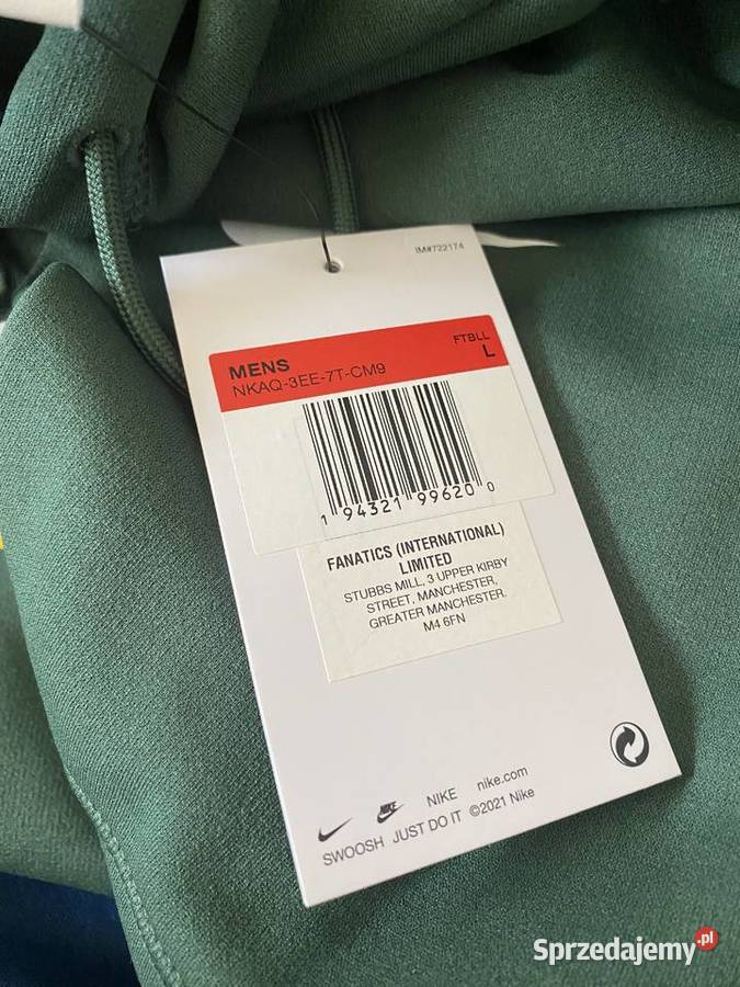 NOWA bluza z kapturem NFL GREEN BAY PACKERS Nike dolnośląskie Wrocław sprzedam