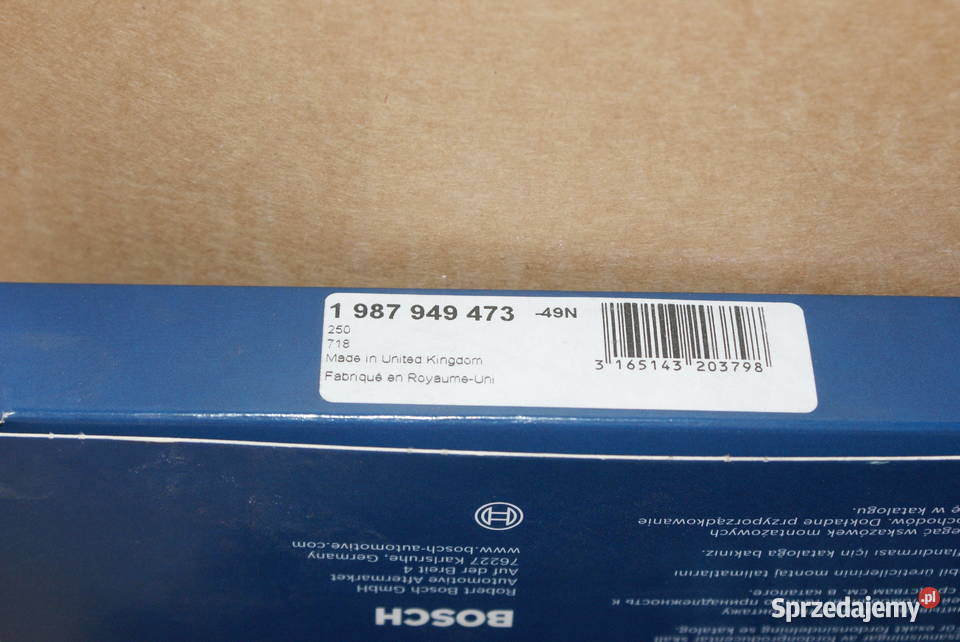 BOSCH PASEK ROZRZ137Z VWAUDI 19TDI 1 987 949 473 Pozostałe Białobrzegi