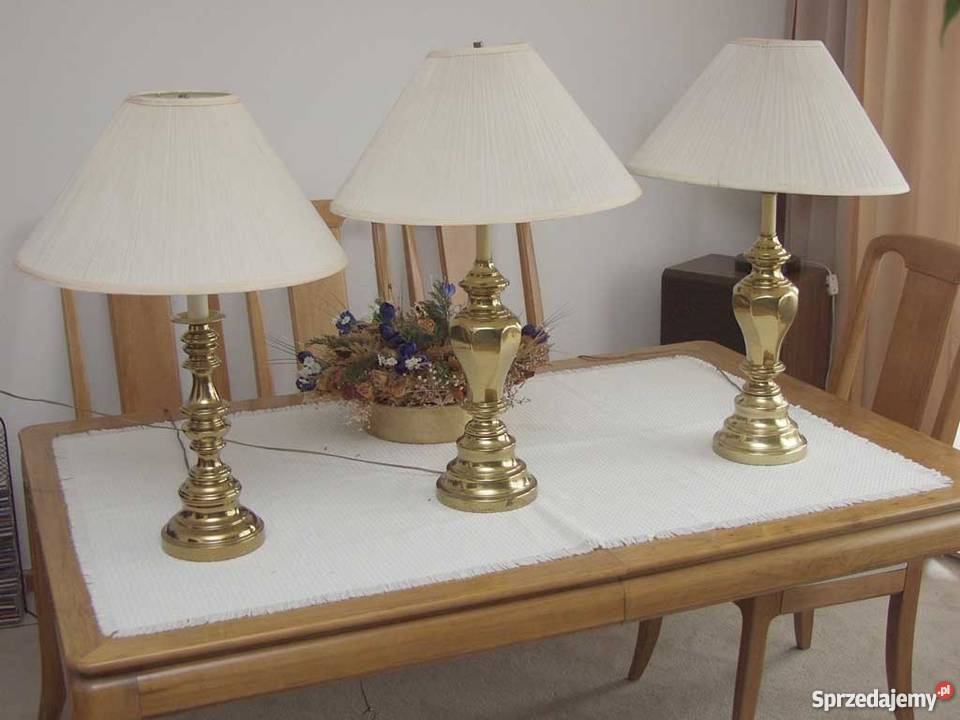 Piękna stylowa amerykańska lampa do sypialni Warszawa