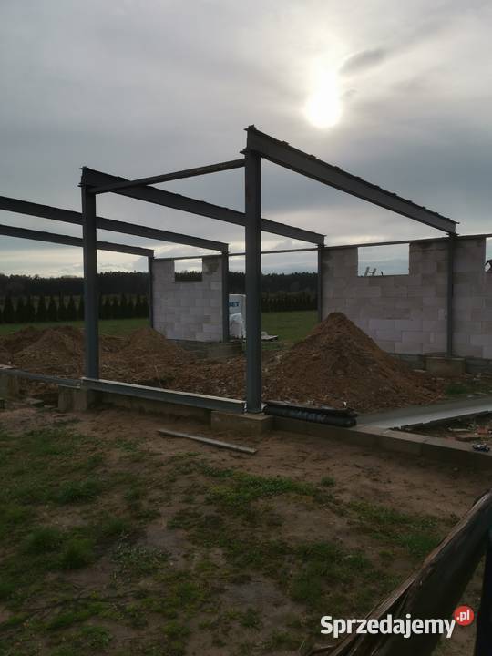 Konstrukcja stalowa wiata rolnicza garaż Szamotuły