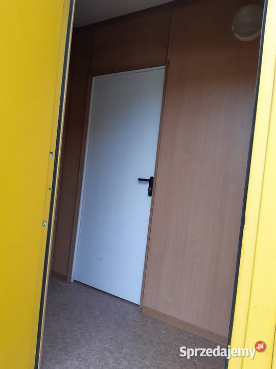 Kontener biurowy szatniowy żółty Swarzędz 37 wielkopolskie sprzedam