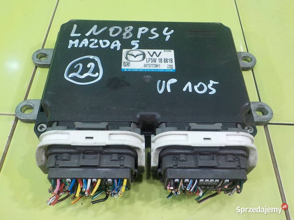 MAZDA 5 I LIFT 20 B 08r 5D sterownik komputer osobowe Czujniki i sterowniki Suków