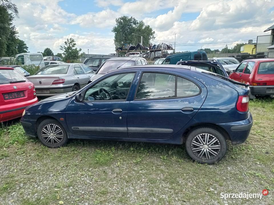 Renault Megane 14 70 kW 2001 r dawca części wielkopolskie Szklarka Myślniewska