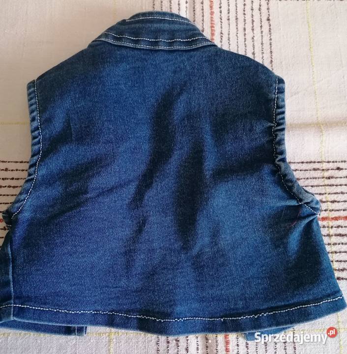 Kamizelka niemowlęca jeansBezrękawnik sprzedam