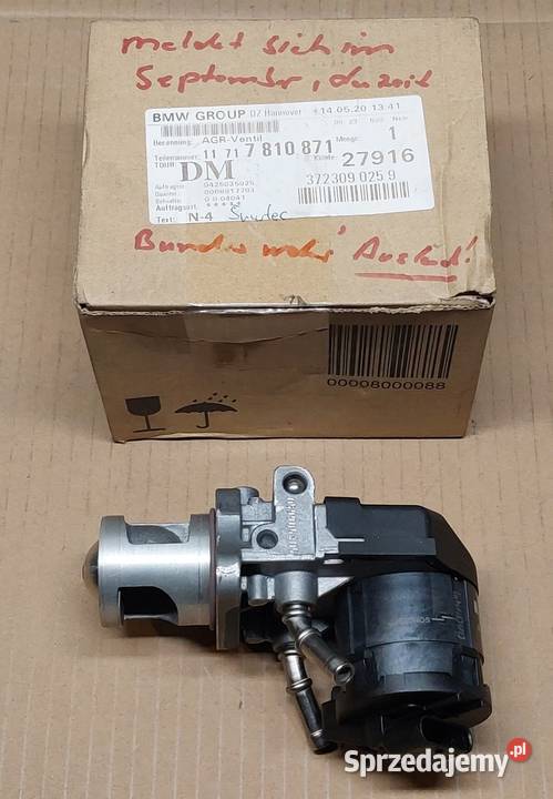 ZAWÓR EGR AGR N47 N57 BMW F01 F15 F20 F32 F36 Mielęcin sprzedam