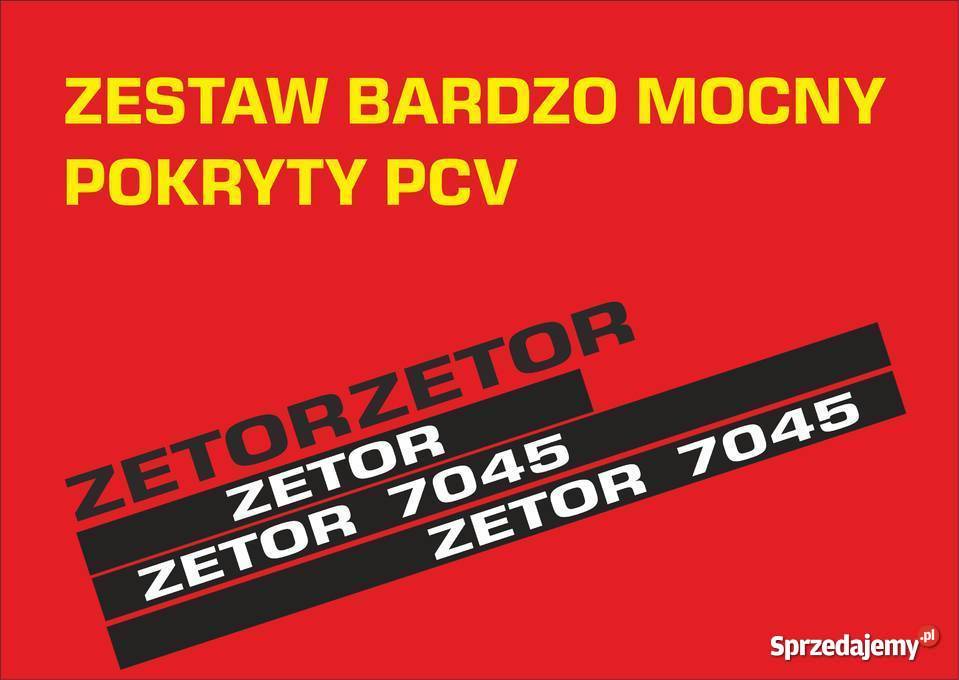 naklejki zetor 7045 Jeżewo sprzedam