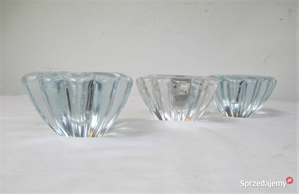 Komplet świeczników Costa Boda lata 80 Lublin