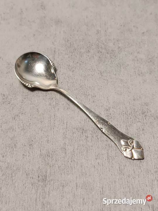 Vintage Szklana Cukiernica w koszyku