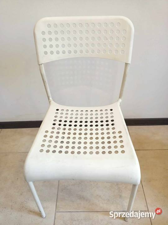 Białe krzesło Adde IKEA/ PILNE / ważne do 31 marca