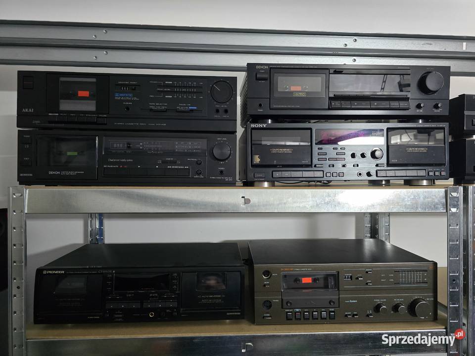 Magnetofony 7 sztuk Konin