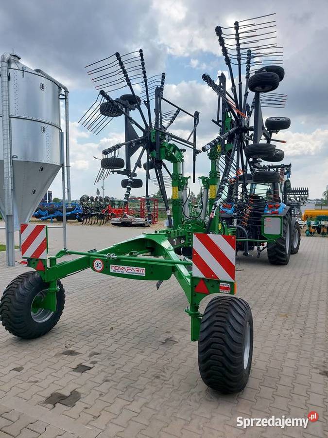 Zgrabiarka 2karuzelowa InterTech ZKD800 ŁM nieuszkodzony sprzedam