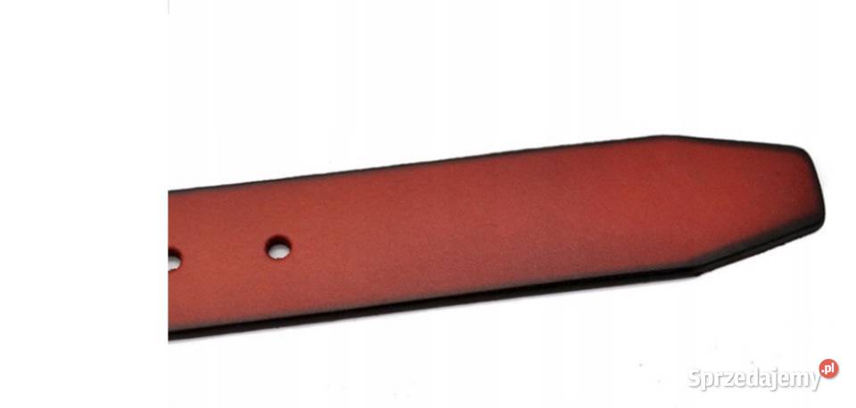 Męski skórzany pasek bez klamry 120 Sosnowiec