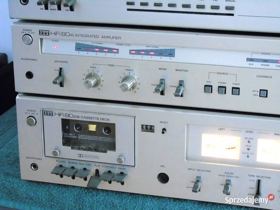 Wzmacniacz tuner i magnetofon ITT sprawne i Jasło