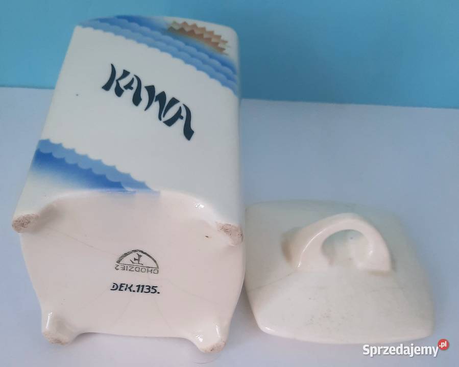 Stary Porcelanowy Pojemnik na Kawę Chodzież Gliwice sprzedam