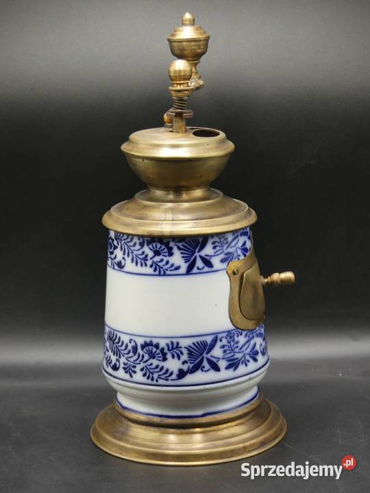 Piękny cebulowy młynek do kawy porcelana i Poznań sprzedam