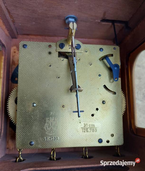 196 Stary zegar ścienny FHS Hermle tzw atlas ścienny sprzedam