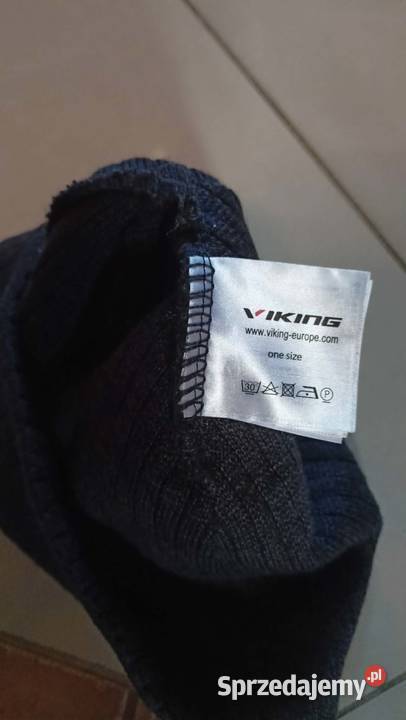 Czapka zimowa narciarskaszara Viking męska uni śląskie