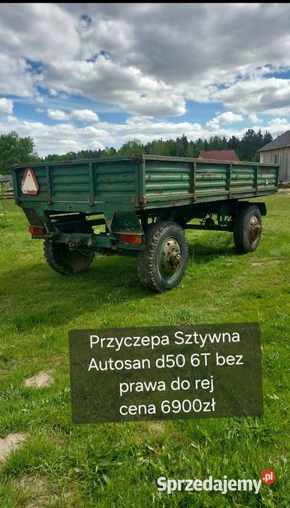 Rozrzutnik obornika jednoosiowy czarna lubelskie Księżpol