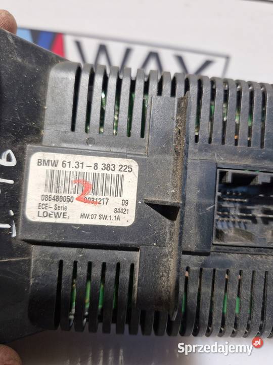 BMW 3 E46 MODUŁ STEROWNIK ŚWIATEŁ EUROPA 8383225 Czujniki i sterowniki świateł