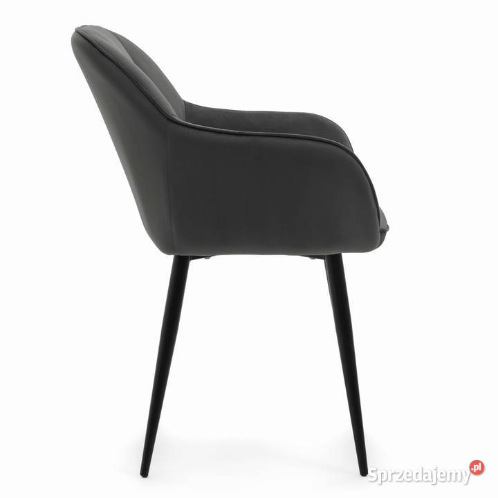 Szare Krzesło Tapicerowane Lago Wysyłka 24H Tarchały Małe