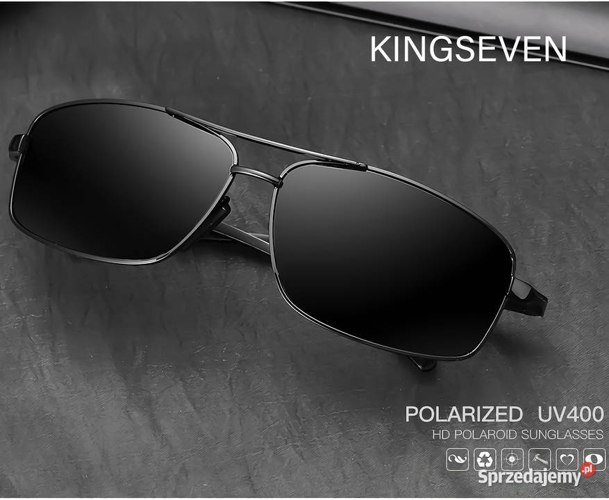 OKULARY PRZECIWSŁONECZNE BLACKGUN BLACK Polaryzacyjne Mysłowice