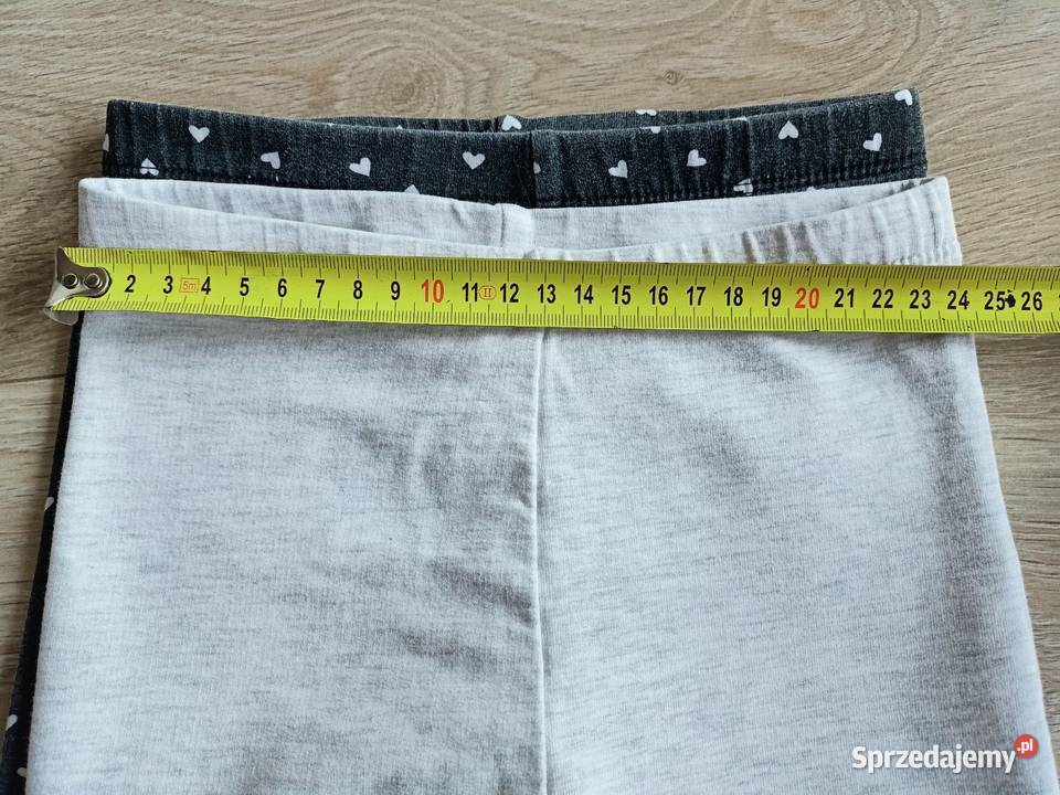 Legginsy dziewczęce 2pak ocieplane 92 Płock
