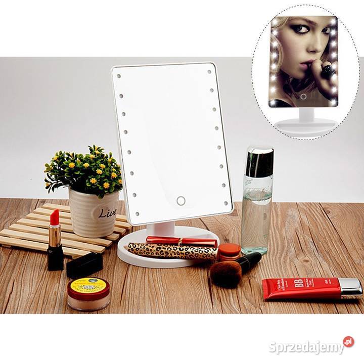 Lusterko Kosmetyczne Podświetlane DO MAKIJAŻU małopolskie