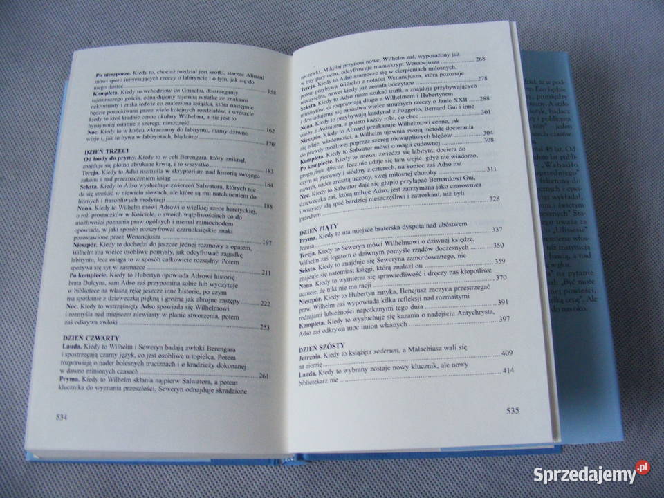 Imię Róży Eco Sztuka i kłamstwa Samuel i inne dolnośląskie