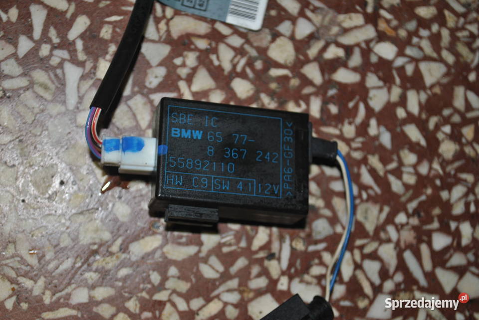 Zestaw przewodów czujnika obecności fotela BMW śląskie Poręba