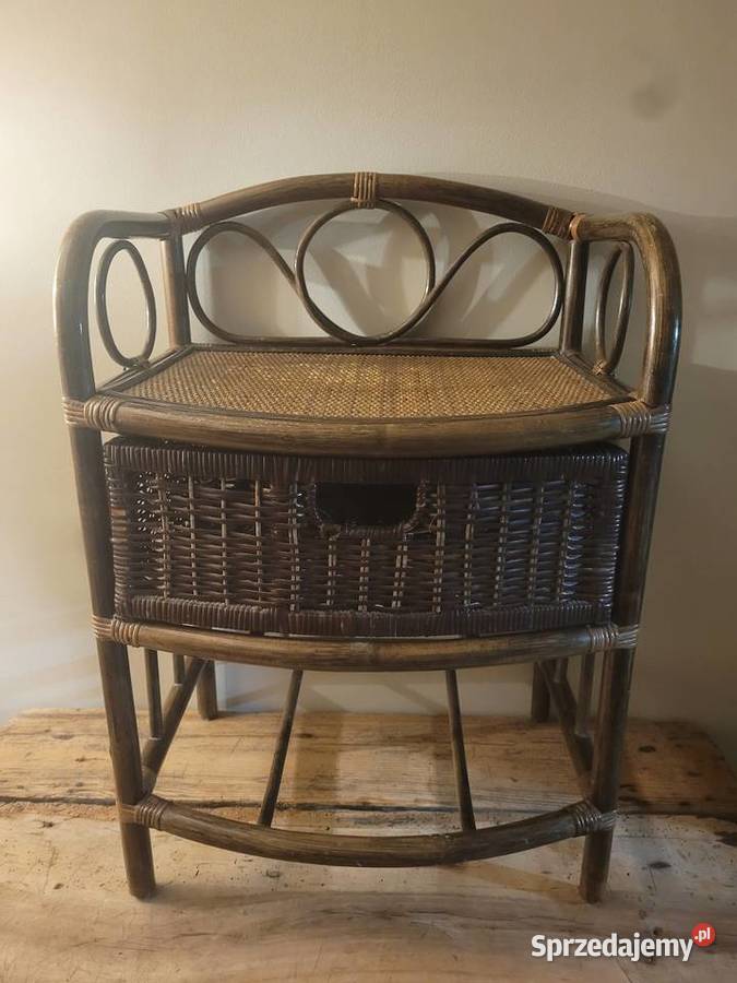 Szafka mebel rattanowy vintage Osielsko
