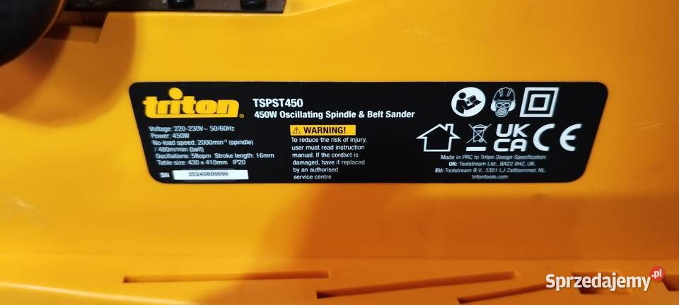 Triton TSPST450 oscylacyjna szlifierka małopolskie Dulowa