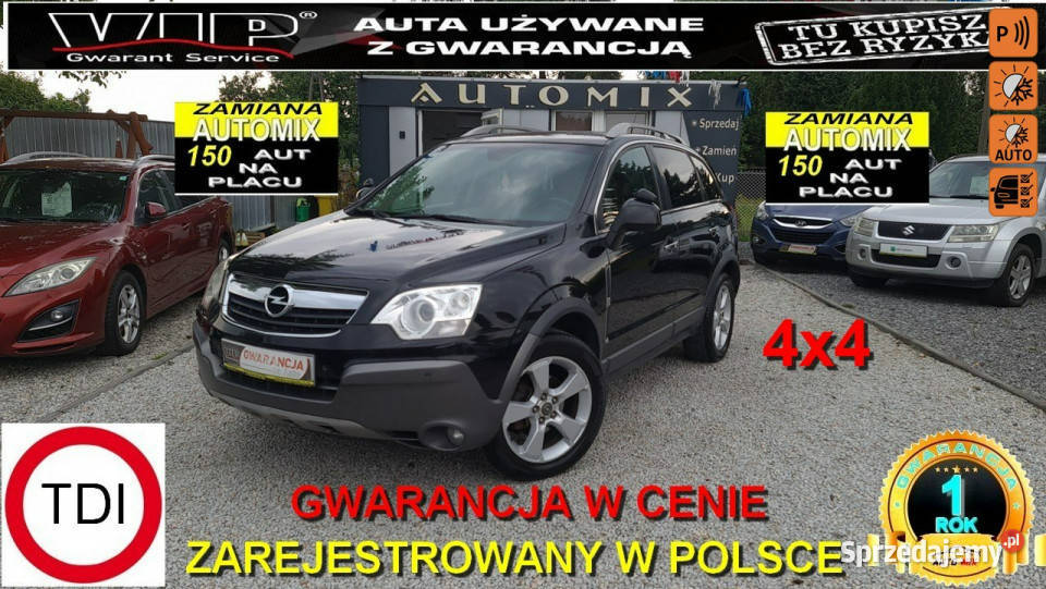 Opel Antara SPRZEDANY20 DIESEL 4x4 Skóra Zarejestrowany w Polsce Świdnica