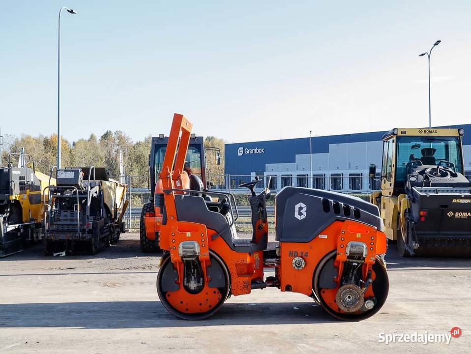 HAMM HD 14 VV walec stalowy z obcinakiem niski śląskie Ruda Śląska