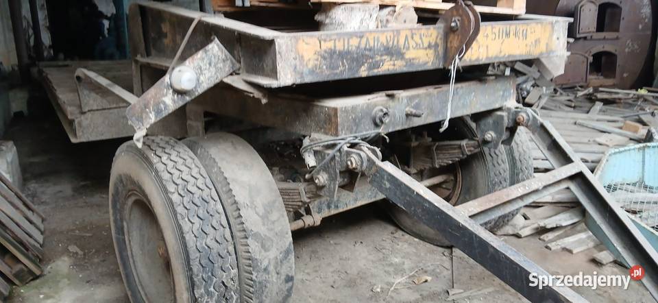 Przyczepa Pom Śrem TO 35 niskopodwoziowa laweta Opole sprzedam