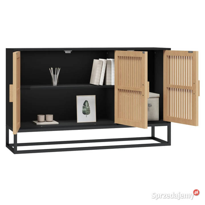 Szafka czarna 105x30x65 materiał drewnopochodny Warszawa