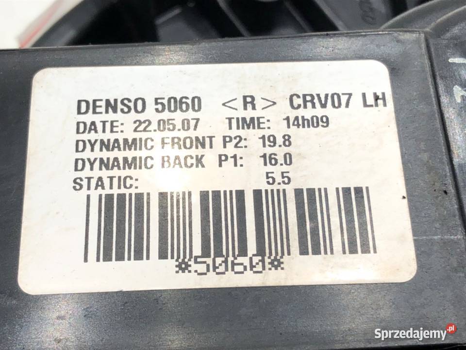 DMUCHAWA NAWIEWU HONDA CRV III WENTYLATOR podkarpackie