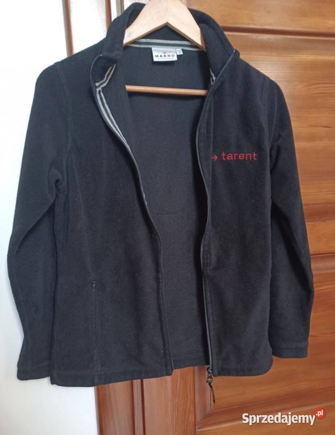 Bluza czarna polarowa HAKRO rozmiar S ciepła Bez wzoru Moda i Styl