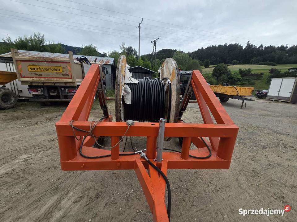 Przyczepa kablowa hydrauliczna 7T Mszana Dolna sprzedam
