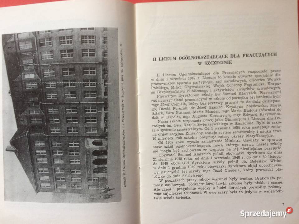 874 20 Lat II Liceum Ogólnokształcącego Szczecin sprzedam