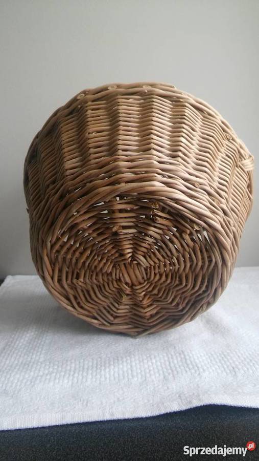 wiklinowy koszyk wygodna rączka na grzyby owoce Gdańsk