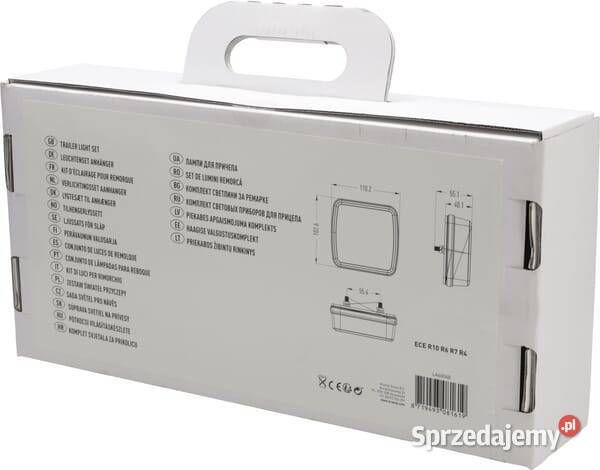 Zestaw lamp LED tylnych 1224V z wtyczką 7pin i Oświetlenie małopolskie Kamionna